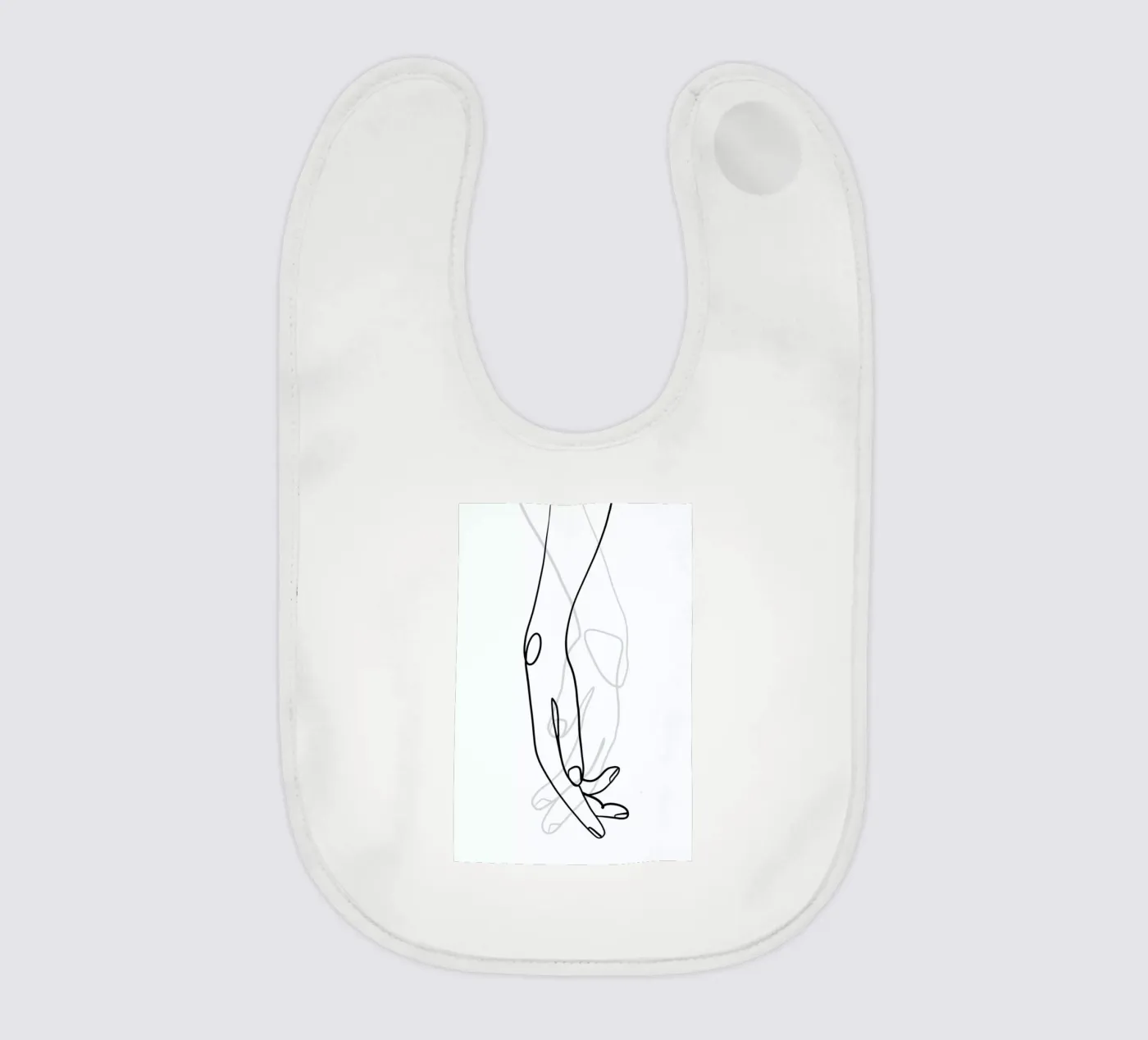 Hands baby bib by Graphite