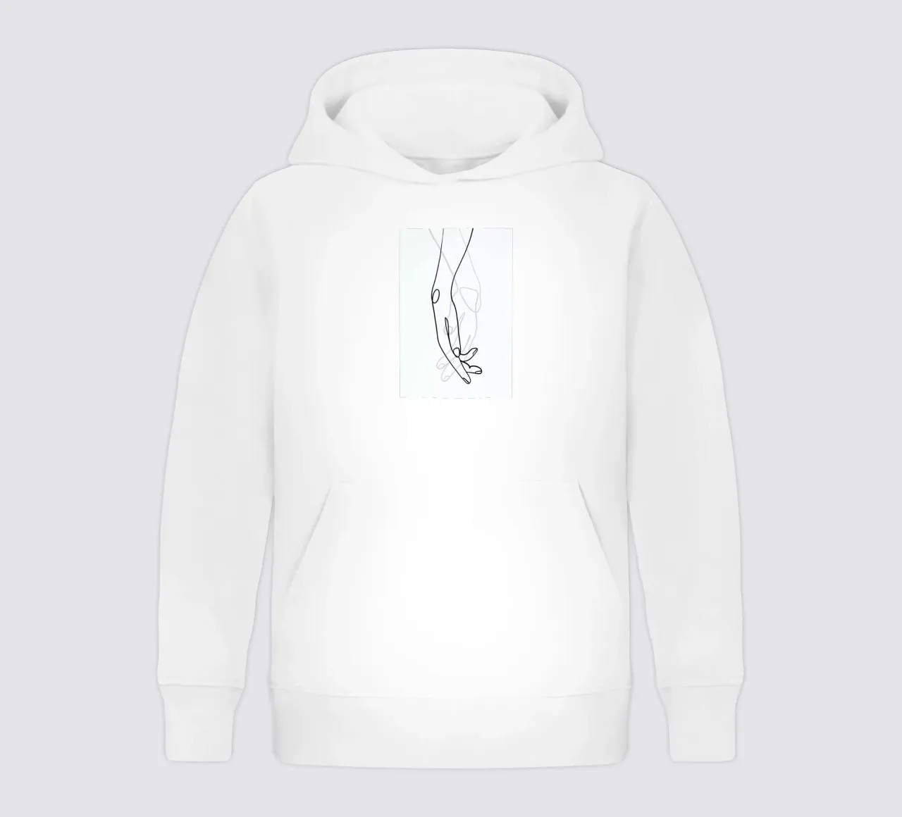 Hands kids hoodie by Graphite