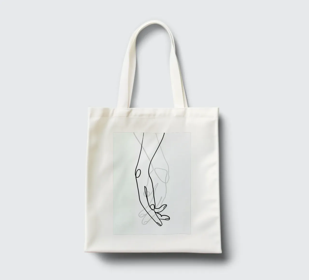 Hands tote bag by Graphite