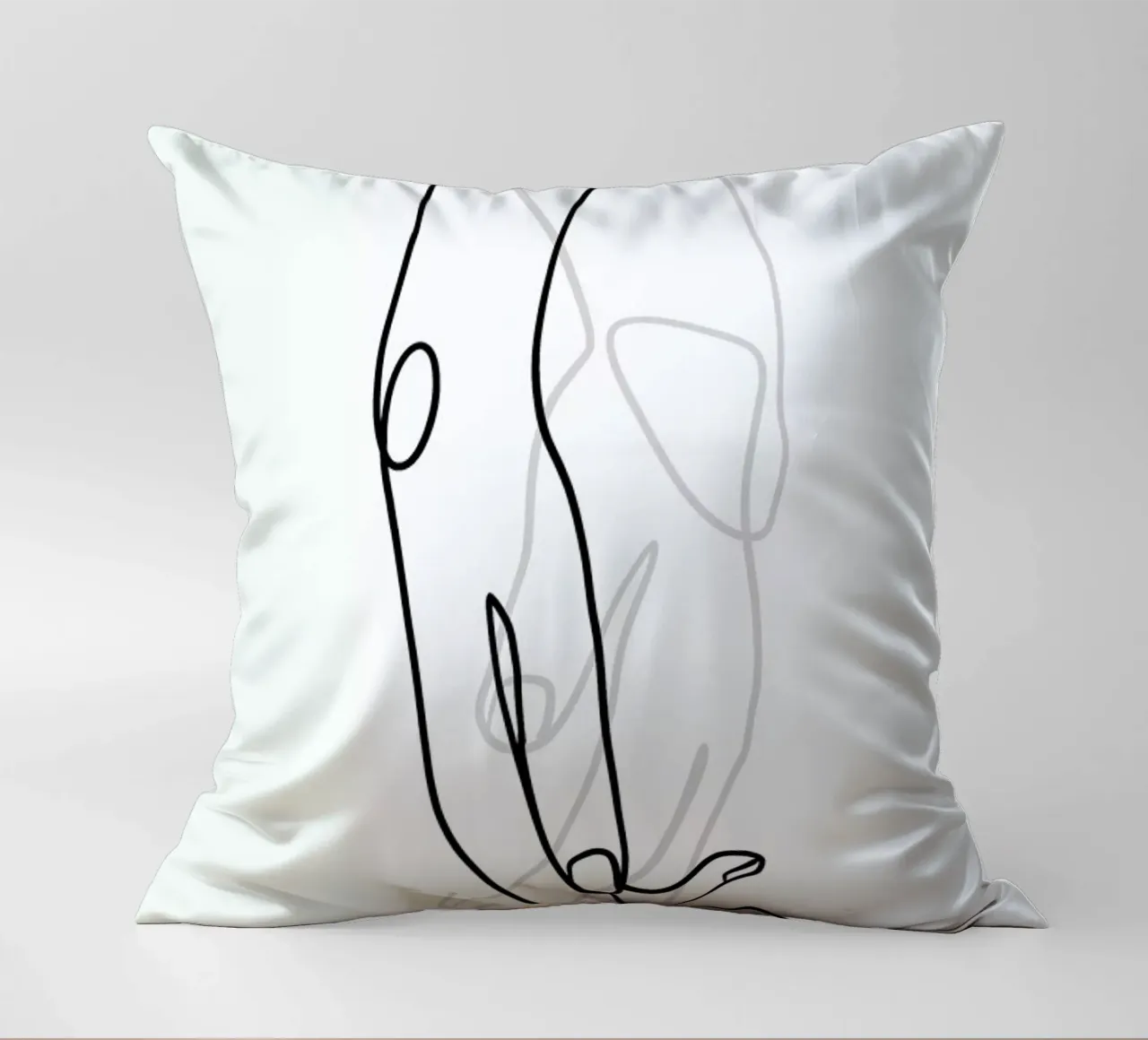 Hands decorative cushion by Graphite