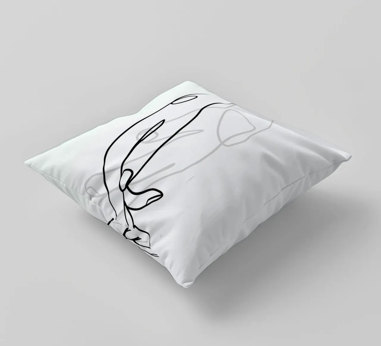 Hands decorative cushion by Graphite