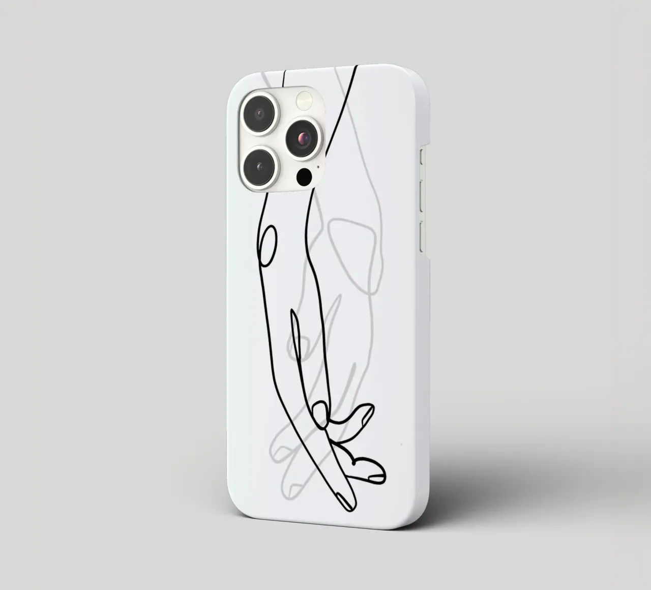 Hands iphone case by Graphite