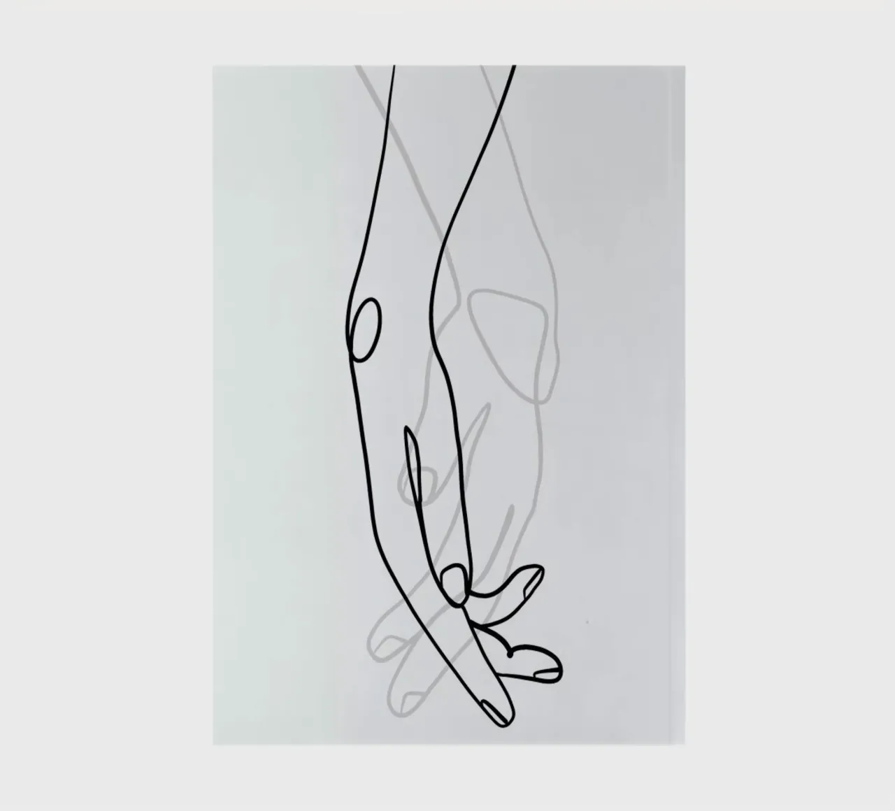 Hands notebook by Graphite