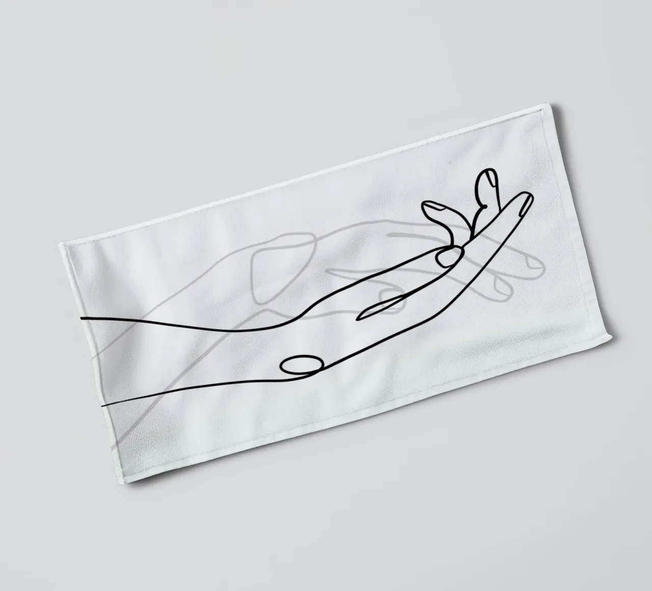 Hands badhanddoek van Graphite