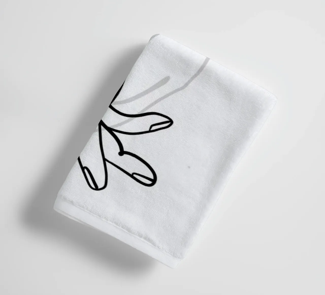 Hands badhanddoek van Graphite