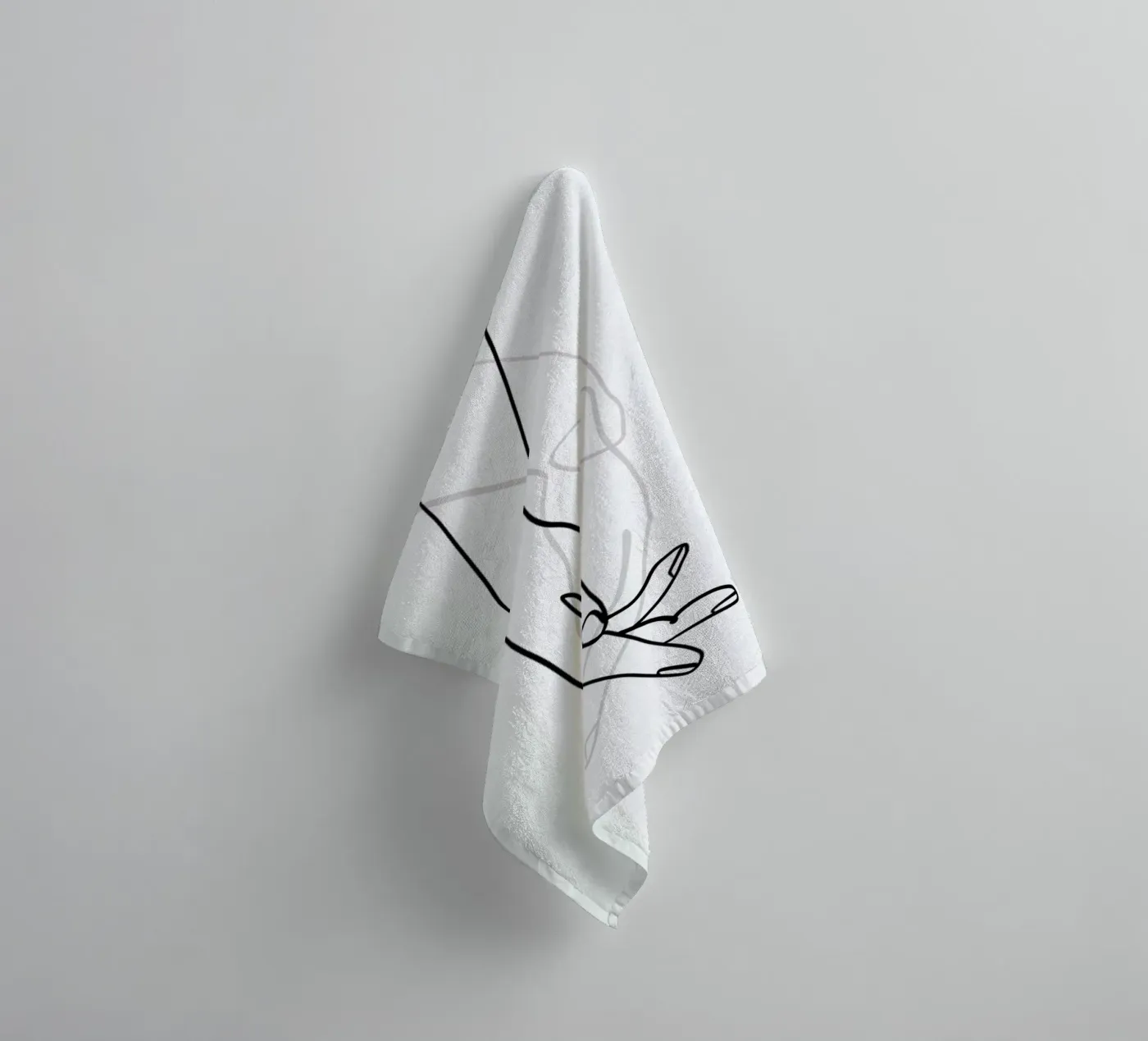 Hands asciugamano da bagno da Graphite