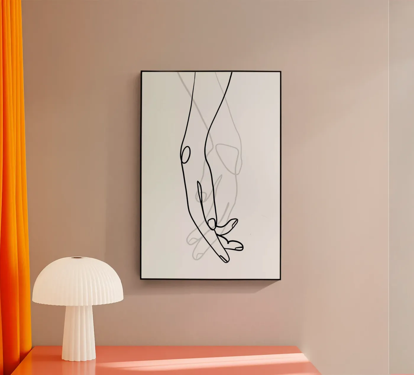 Hands acryl van Graphite