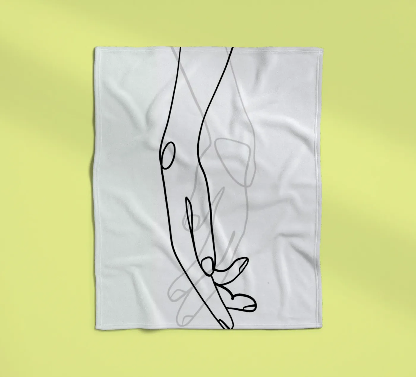 Hands Fleecedecke von Graphite