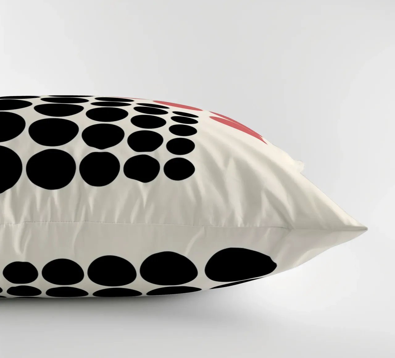 Bauhaus B. Exhibition Abstract Circle Art decorative cushion by NorwesClub