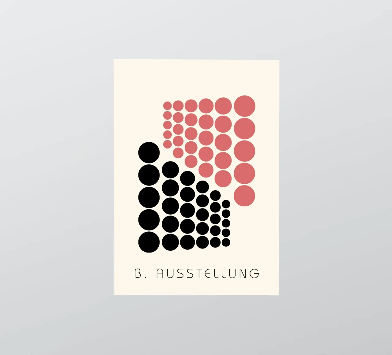 Bauhaus B. Exhibition Abstract Circle Art sticker by NorwesClub