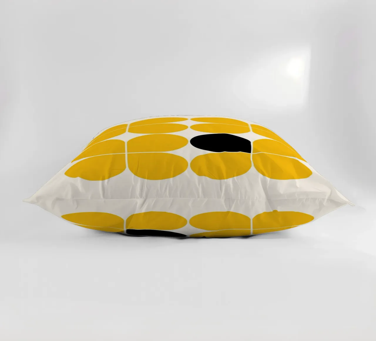 Bauhaus 1923 Abstrait Jaune Noir Formes coussin de NorwesClub