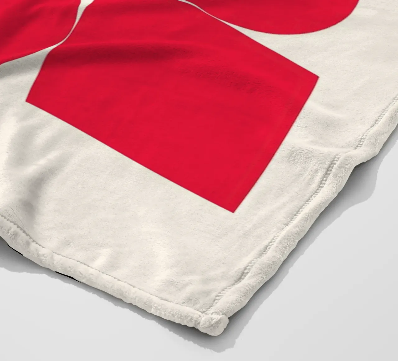 Poster Bauhaus 1923 Forme Geometriche Rosse coperta in pile da NorwesClub