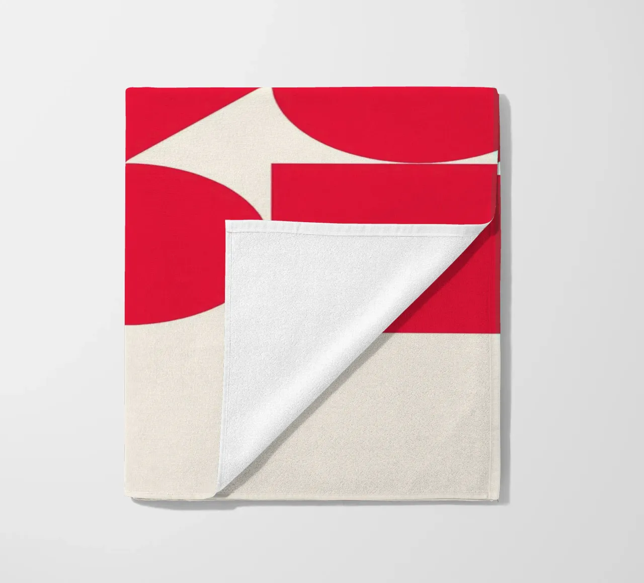Poster Bauhaus 1923 Forme Geometriche Rosse telo mare da NorwesClub