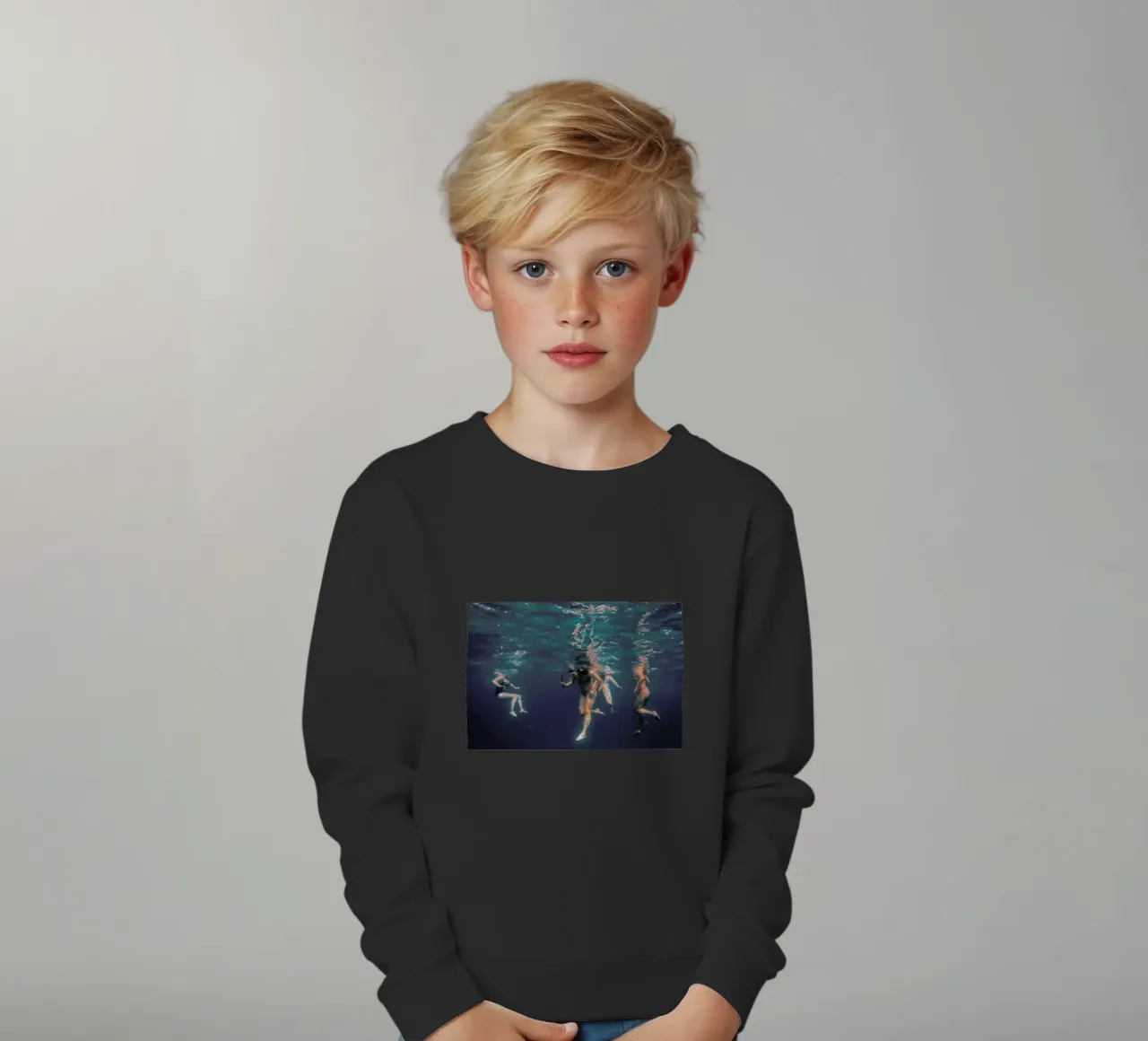 Figures Beneath the Surface felpa bambino da EyeEm Mobile GmbH