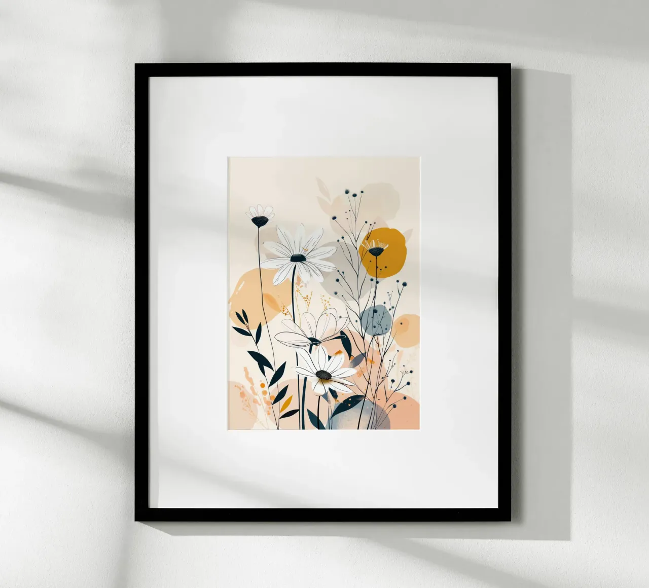 Fiori di margherite carta hahnemühle da Justyna Jaszke JBJart