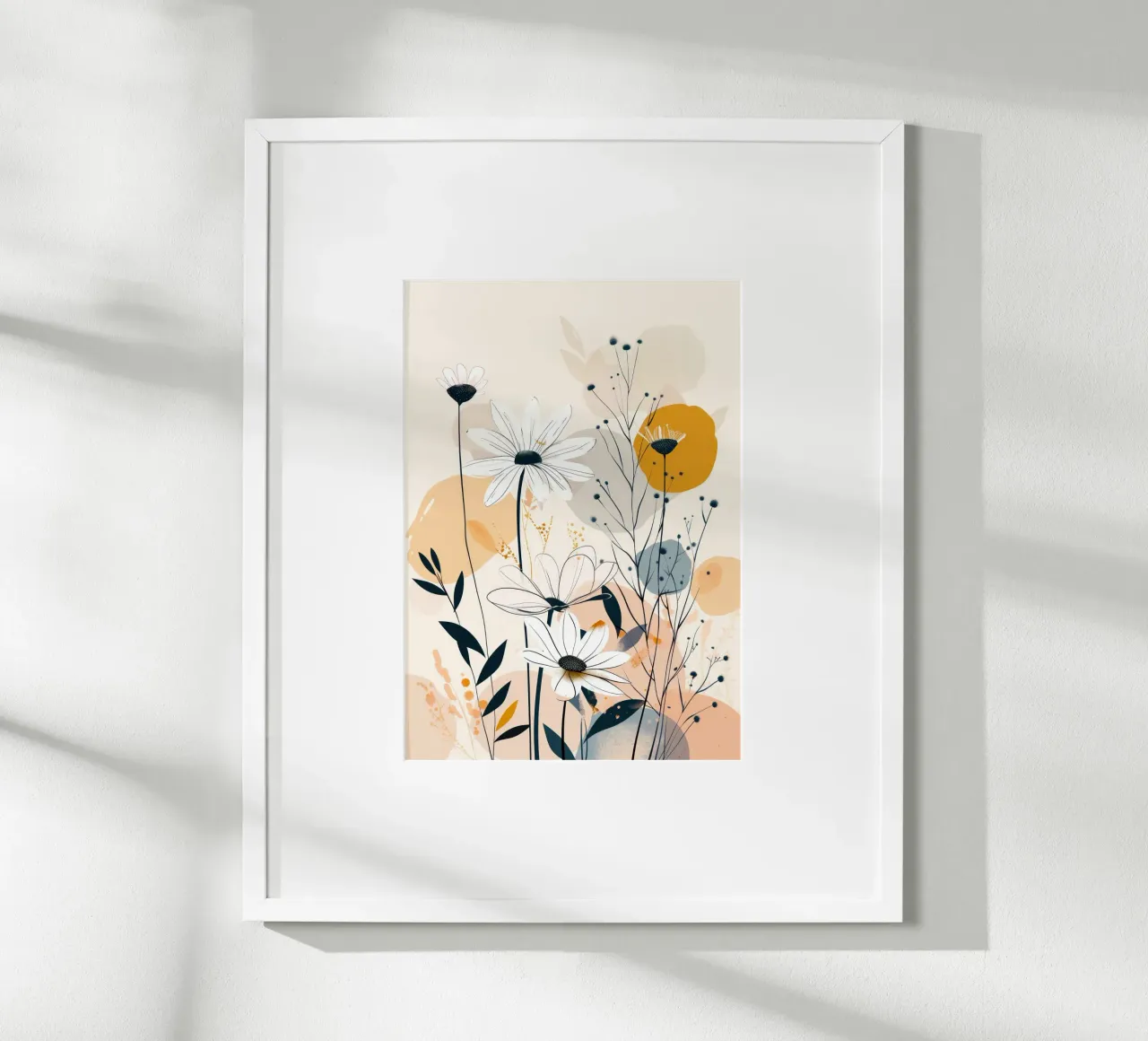 Fiori di margherite carta hahnemühle da Justyna Jaszke JBJart