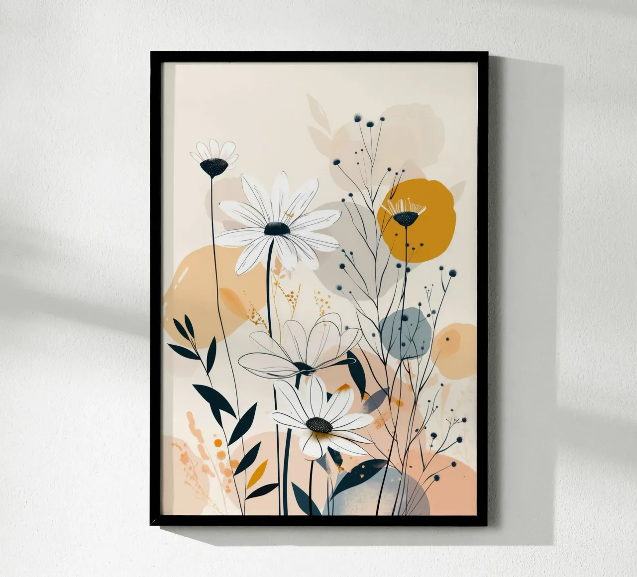 Fiori di margherite carta hahnemühle da Justyna Jaszke JBJart