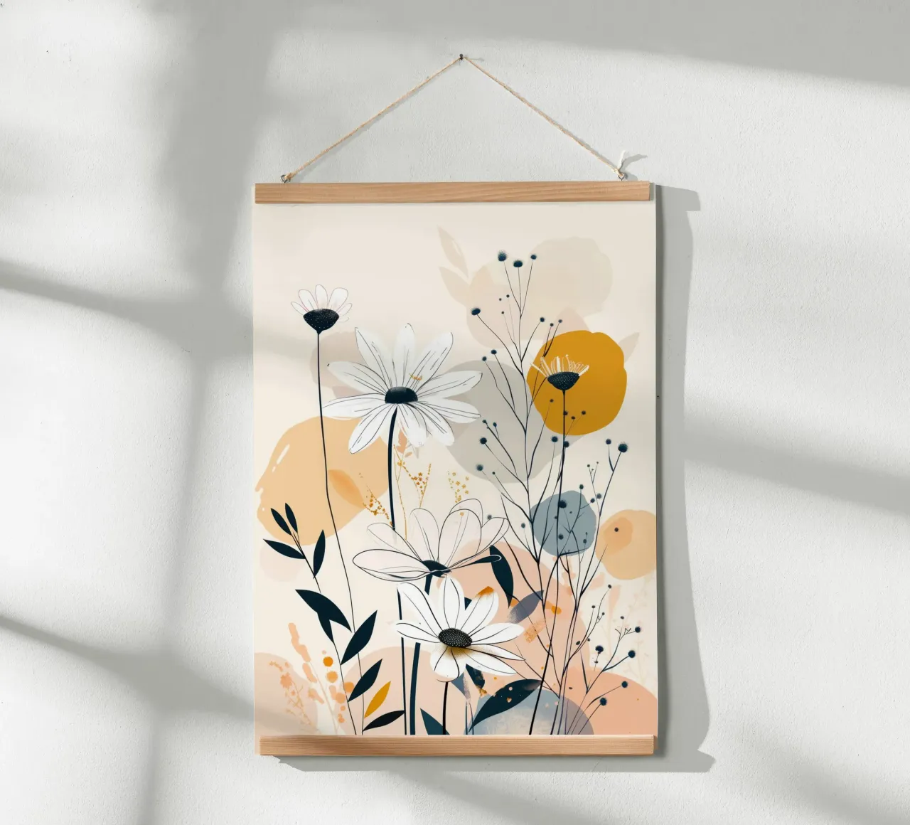 Fiori di margherite carta hahnemühle da Justyna Jaszke JBJart