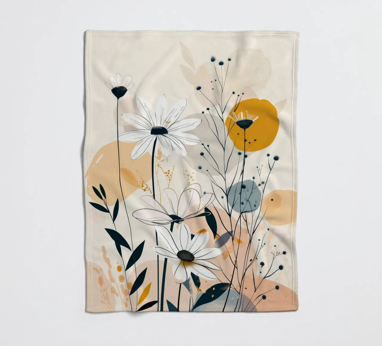 Fiori di margherite coperta in pile da Justyna Jaszke JBJart