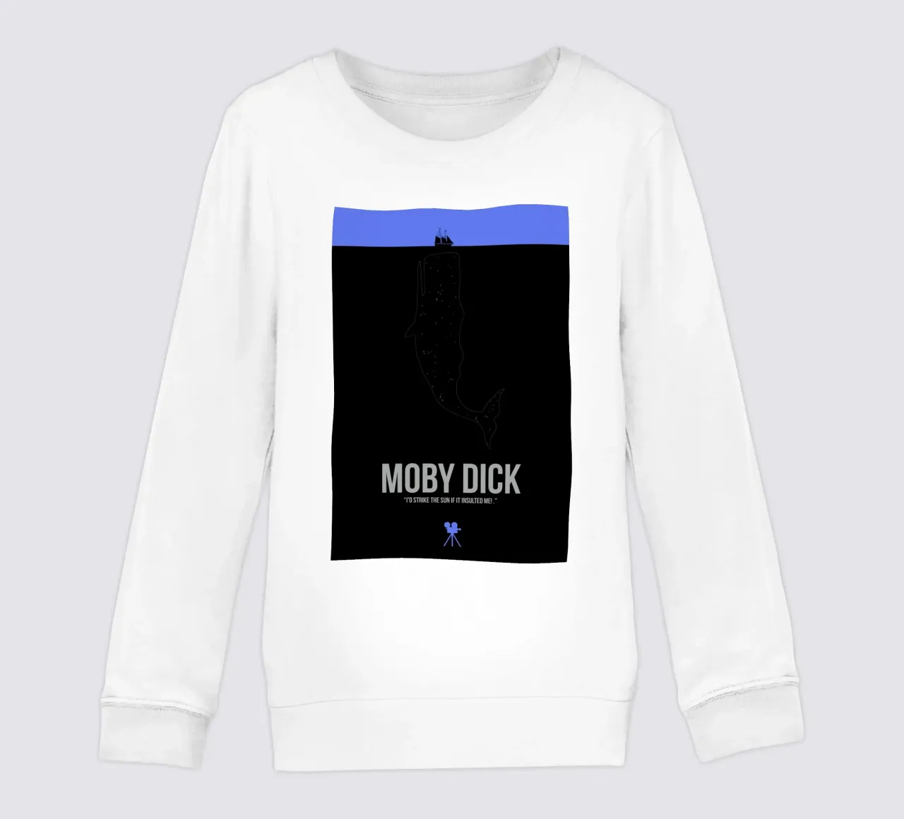 Moby Dick felpa bambino da Naxart
