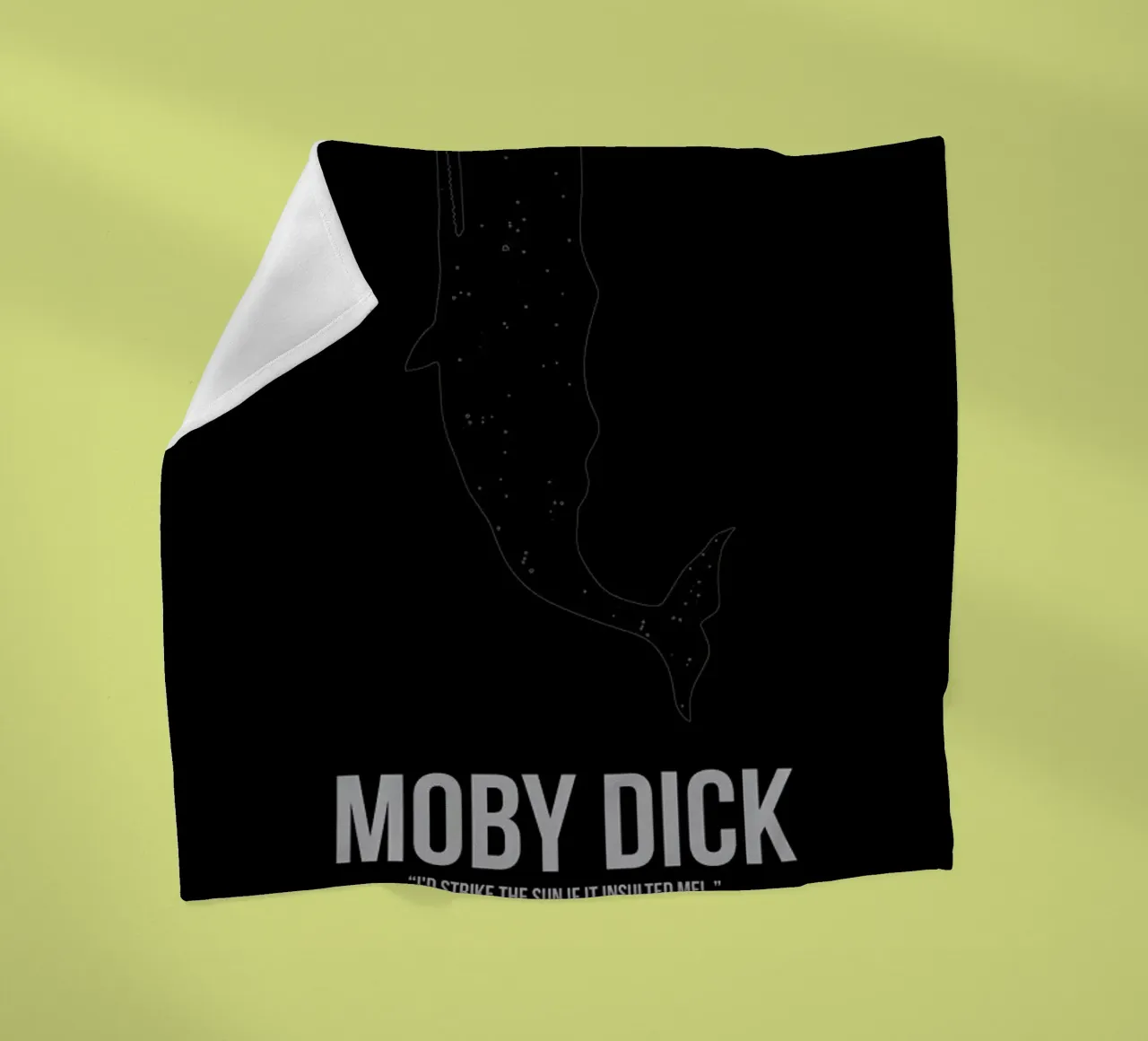 Moby Dick fleece blanket by Naxart