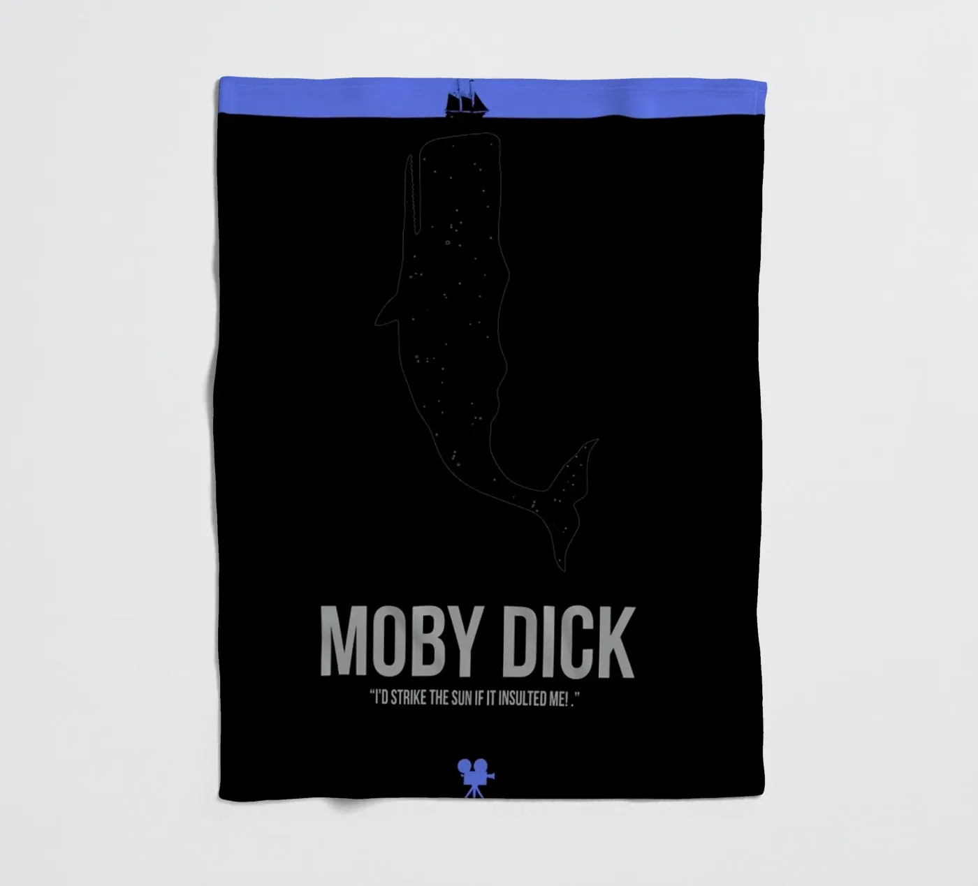 Moby Dick coperta in pile da Naxart