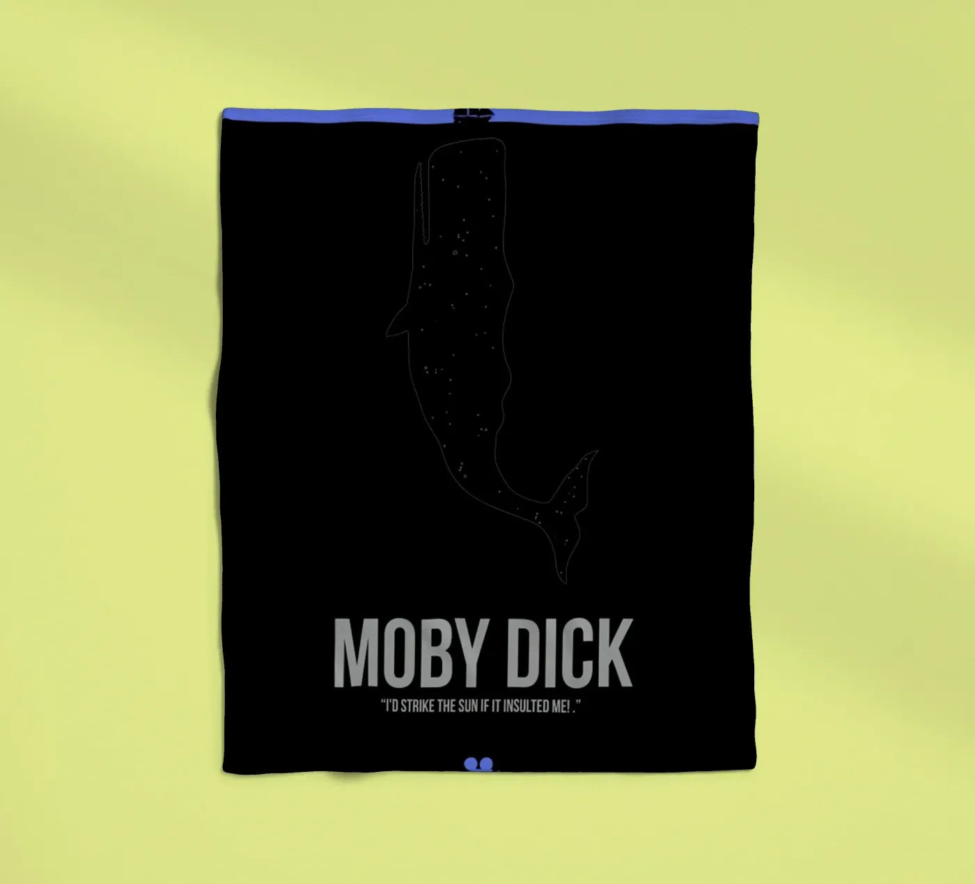 Moby Dick coperta in pile da Naxart