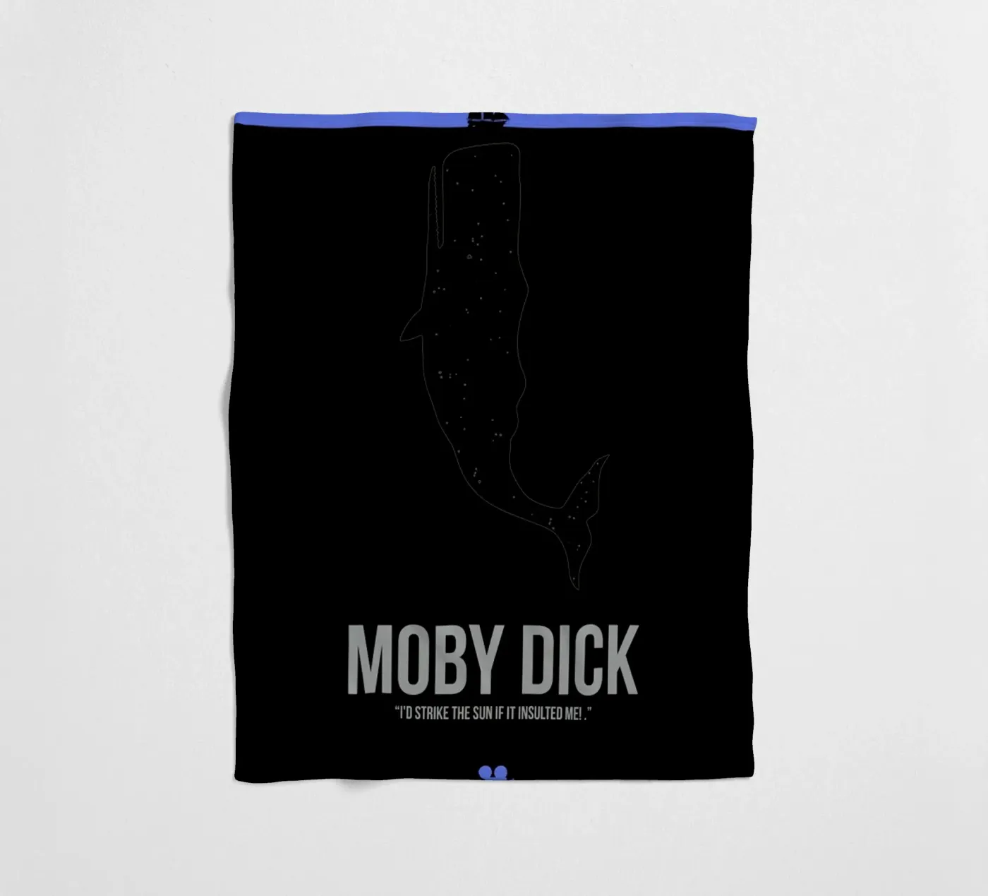 Moby Dick coperta in pile da Naxart