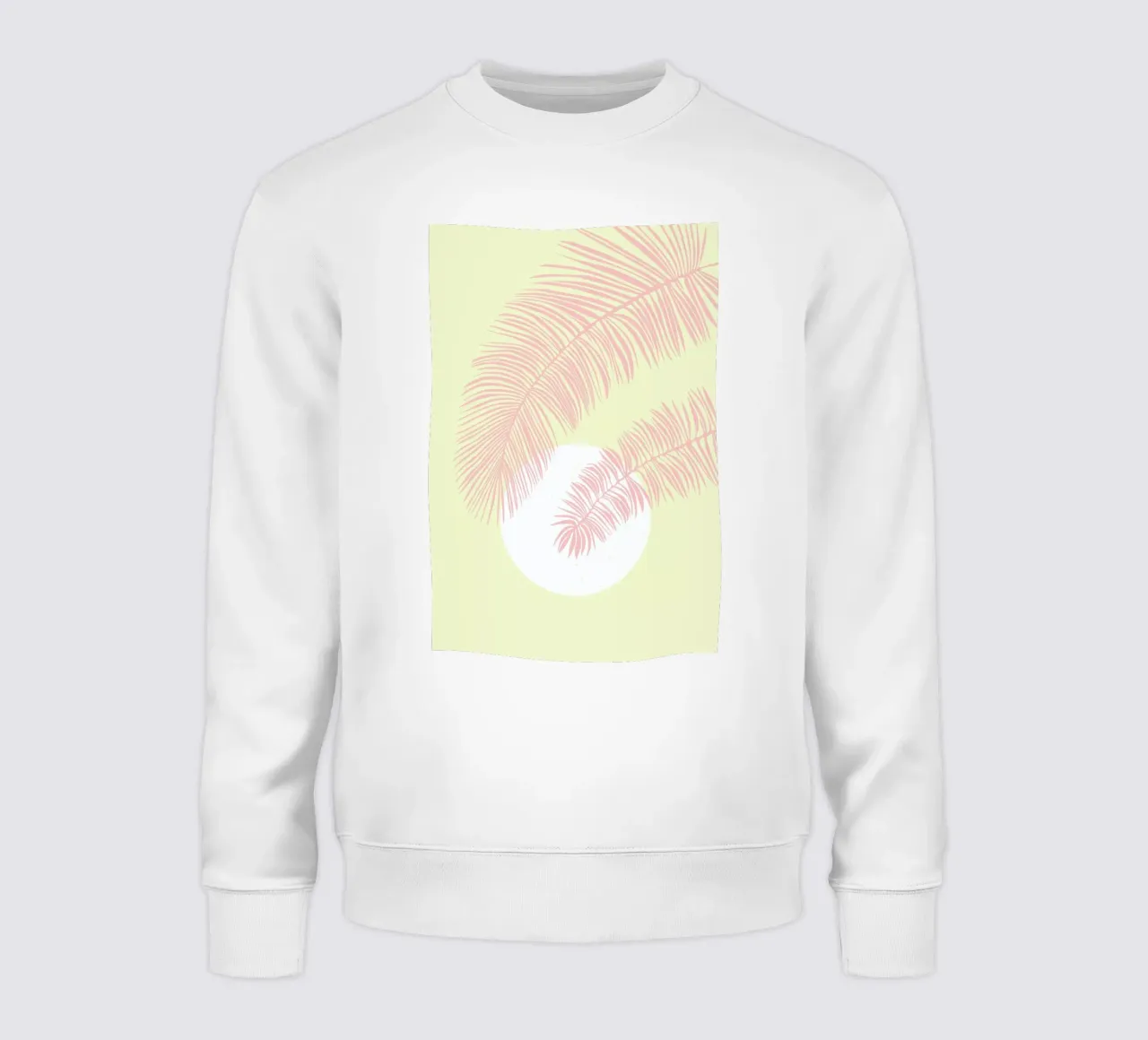 Pastel Palm felpa da Pure