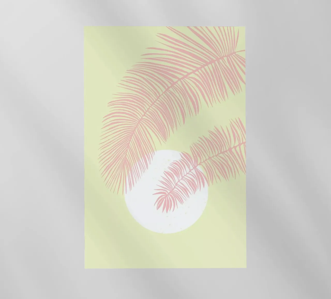 Pastel Palm pellicola backlit da Pure