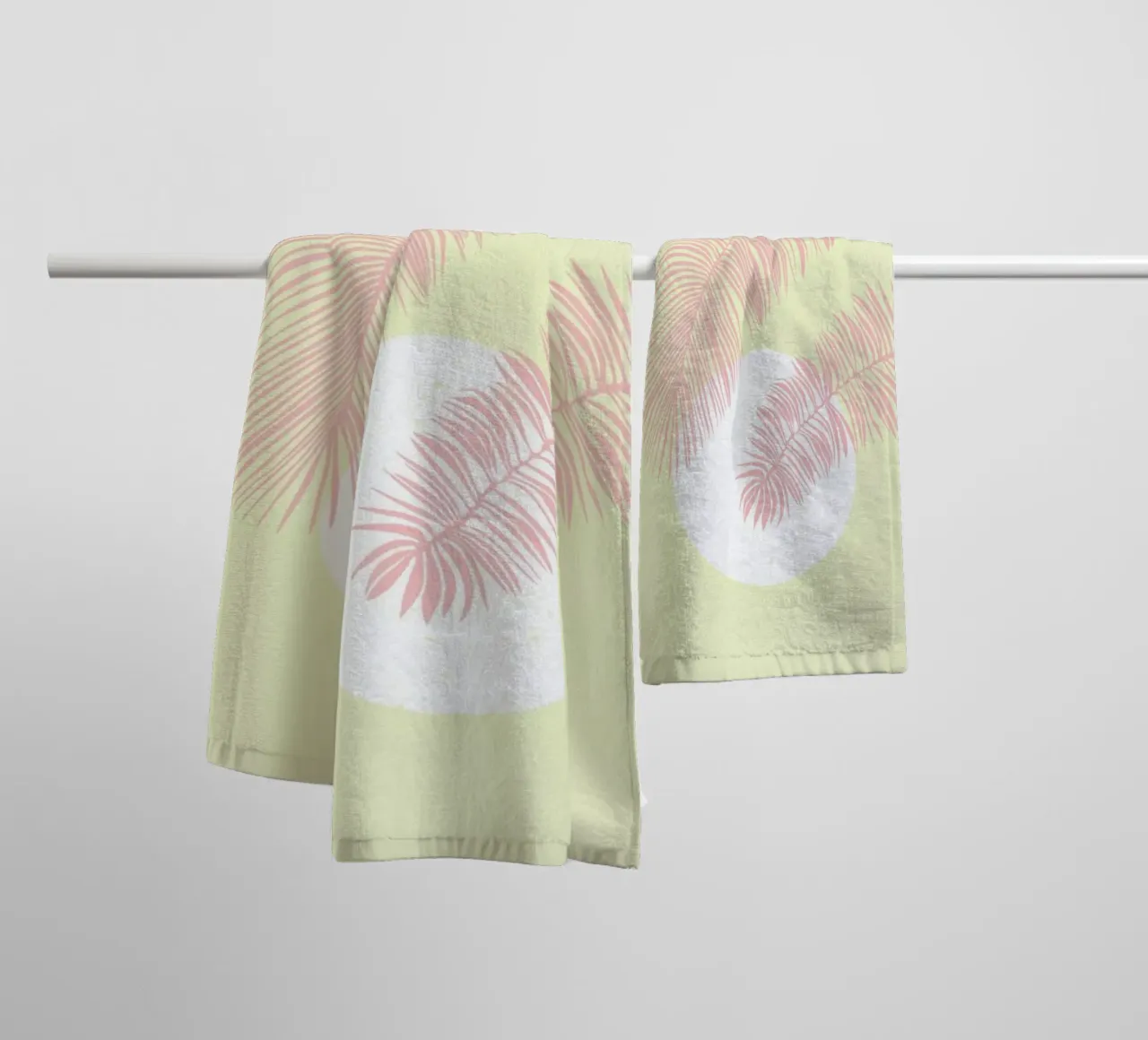 Pastel Palm towel by Pure
