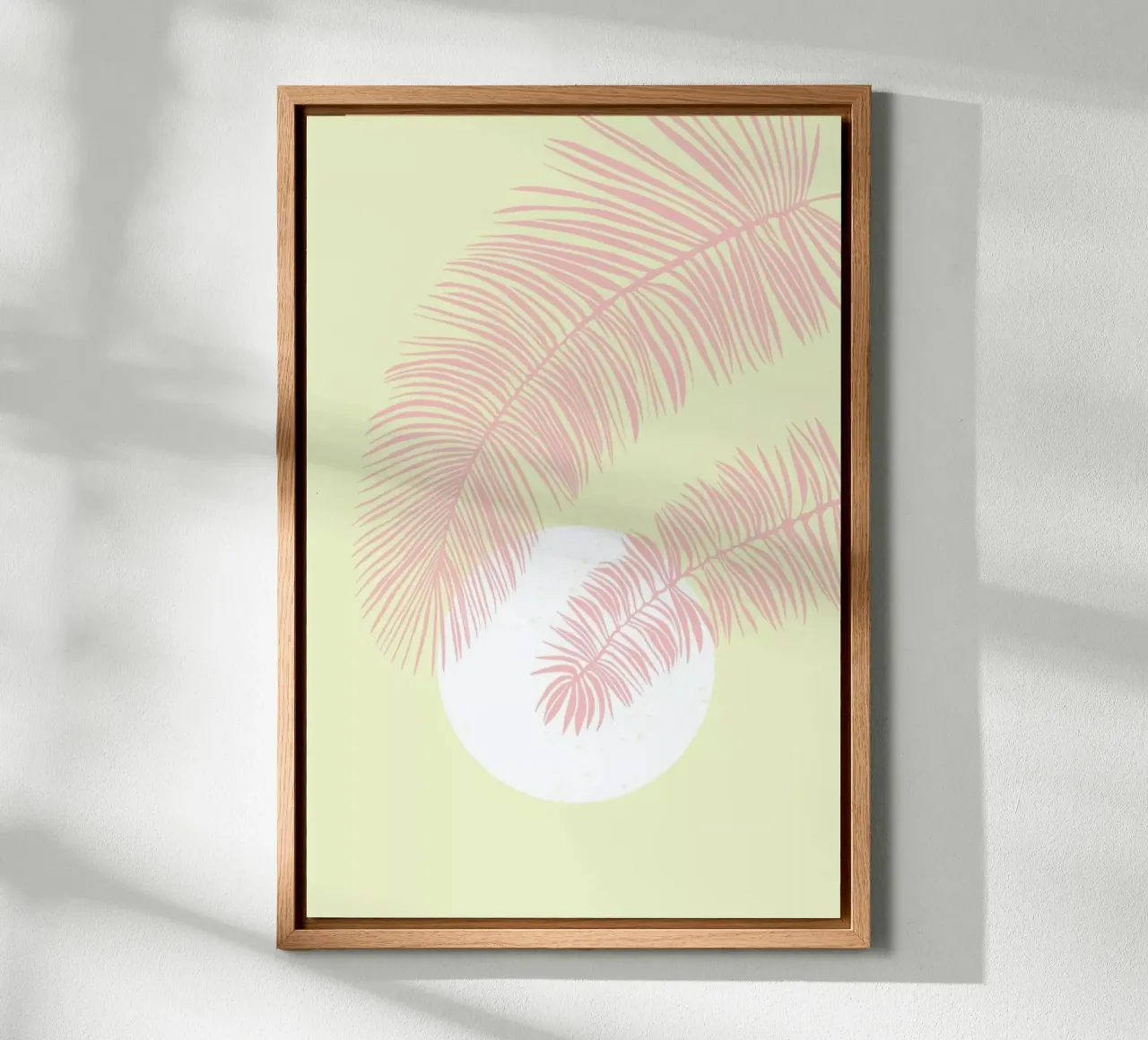 Pastel Palm alluminio dibond da Pure