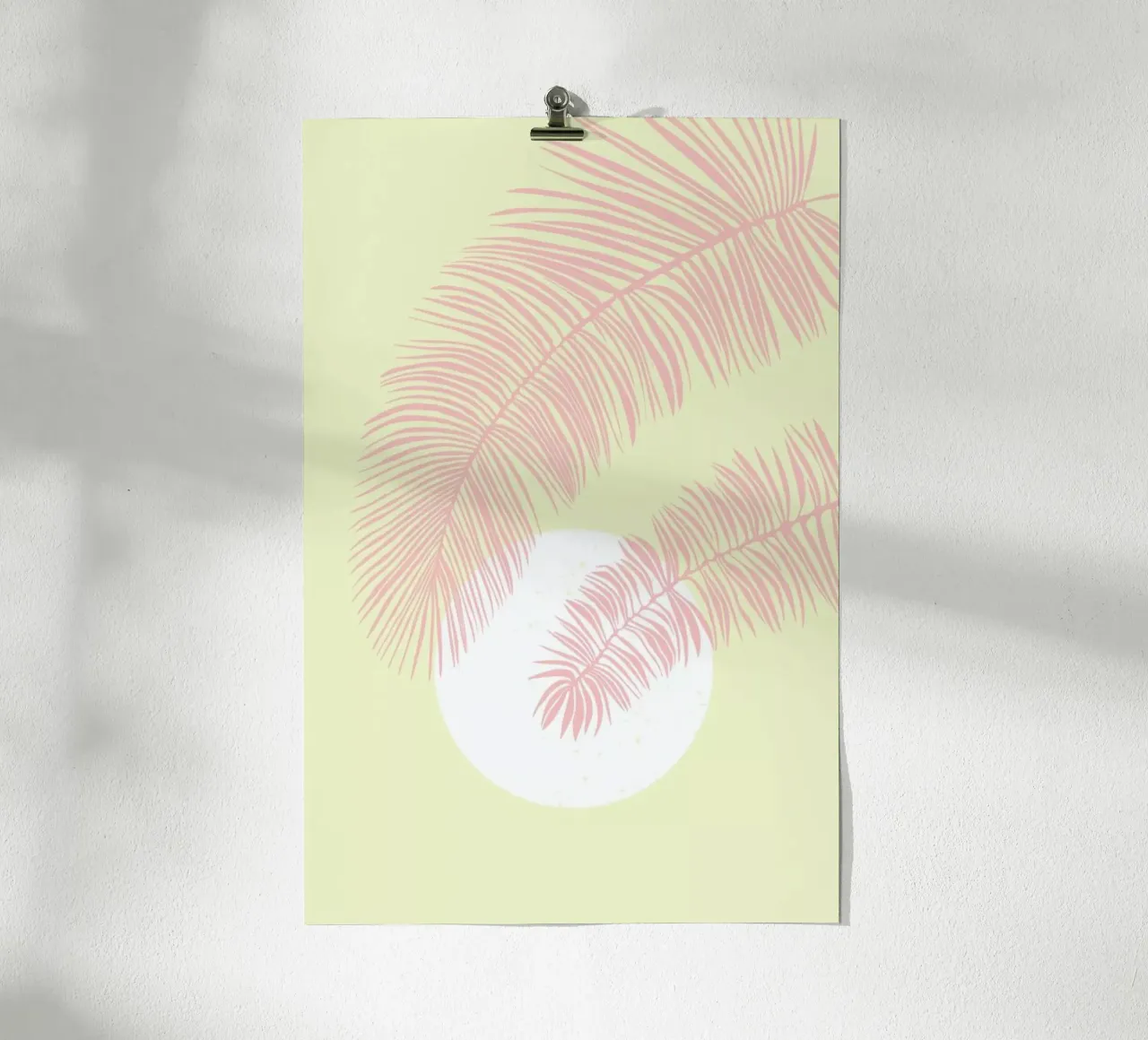 Pastel Palm carta hahnemühle da Pure