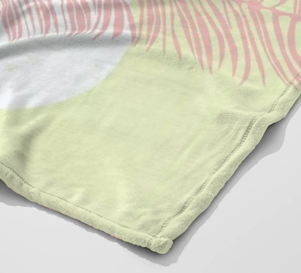 Pastel Palm coperta in pile da Pure