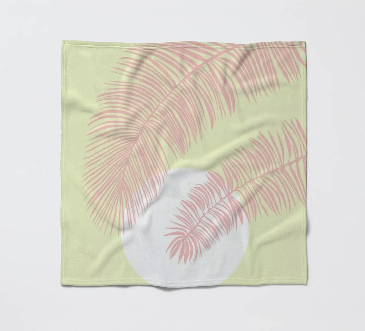 Pastel Palm coperta in pile da Pure