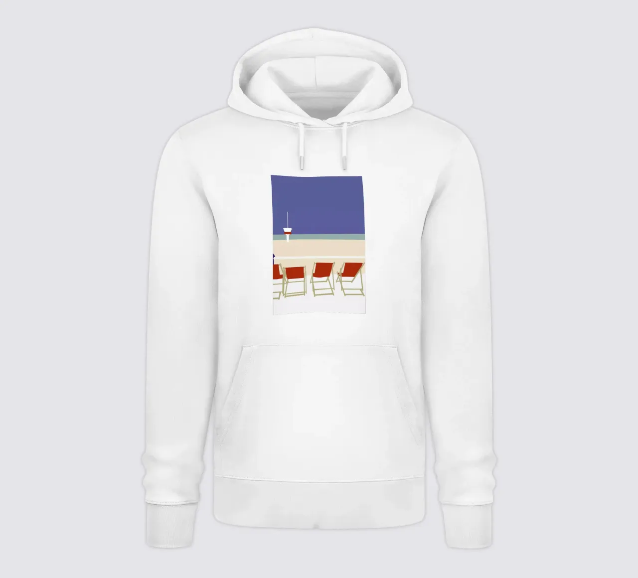 Seaside felpa con cappuccio da Helena Ravenne