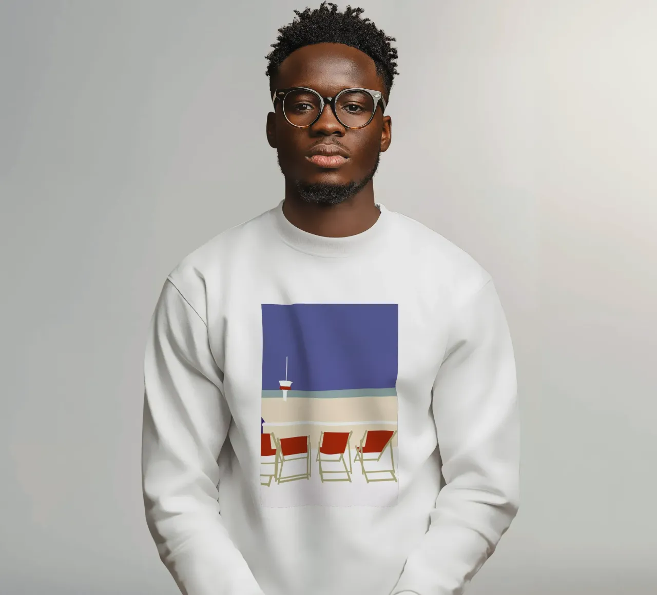 Seaside felpa da Helena Ravenne