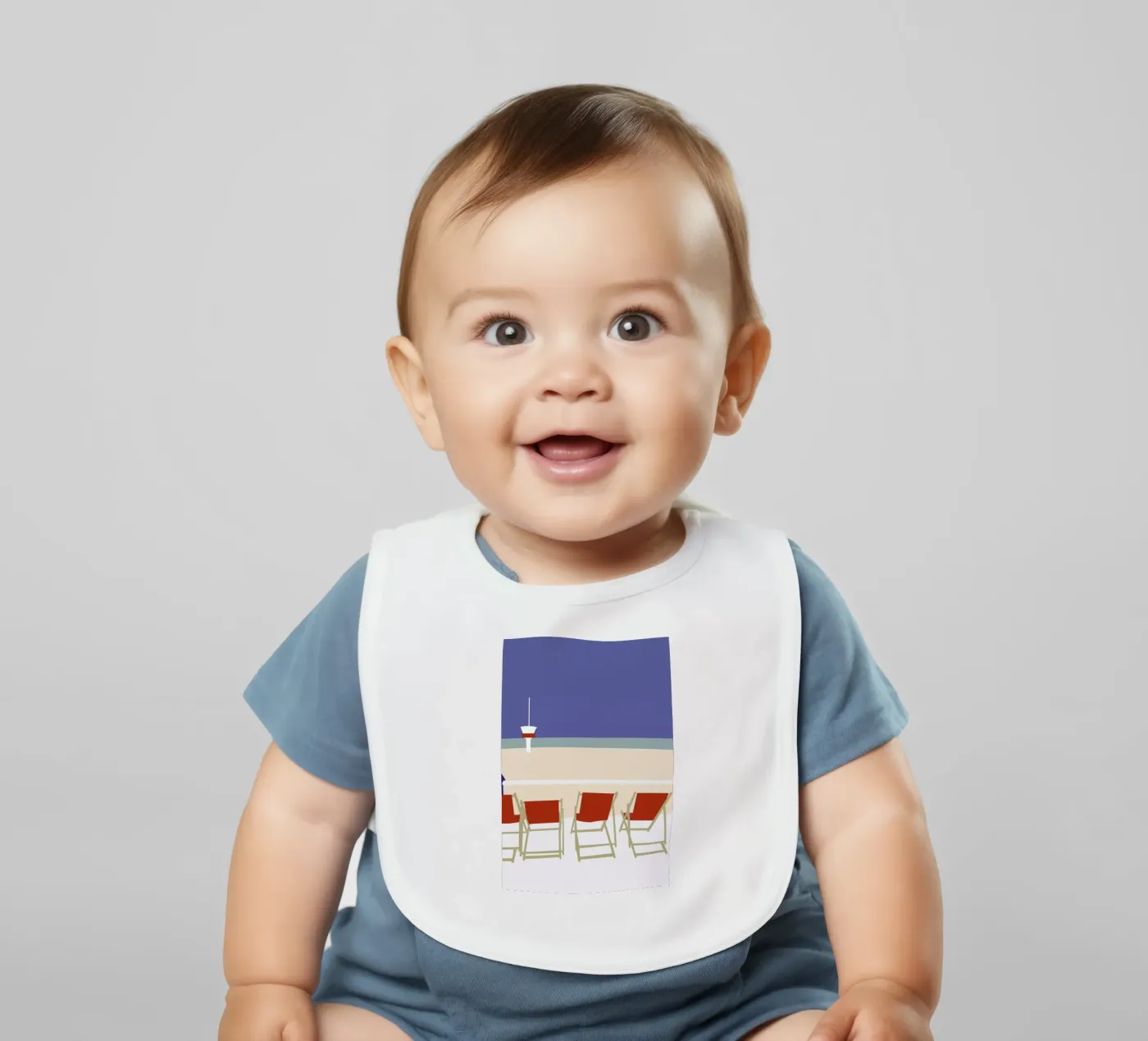 Seaside bavaglino da Helena Ravenne