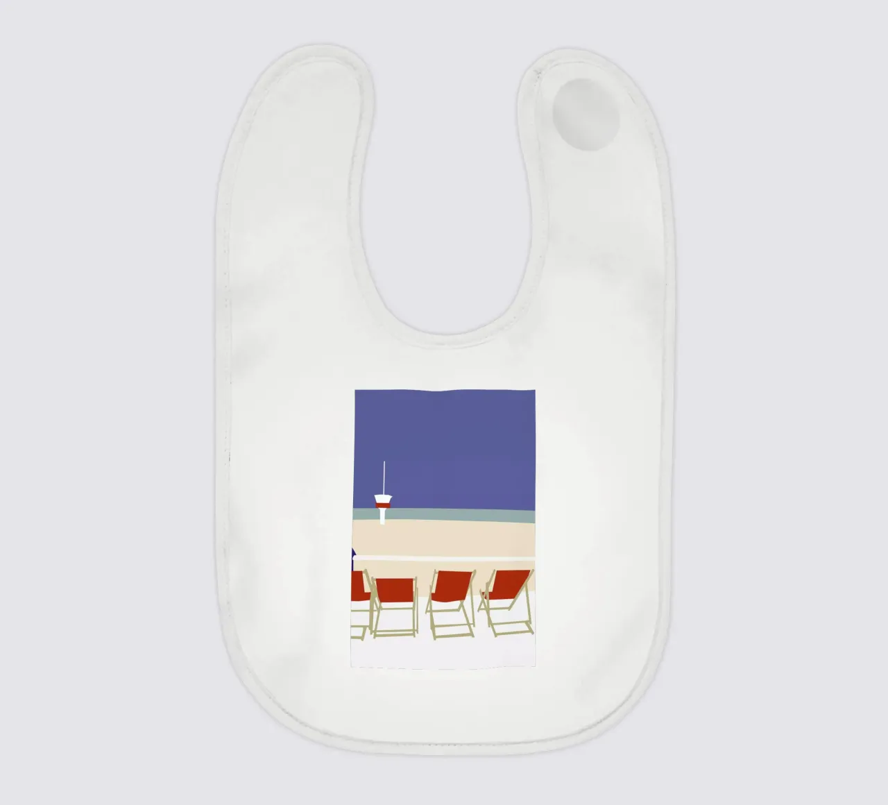 Seaside Babylätzchen von Helena Ravenne