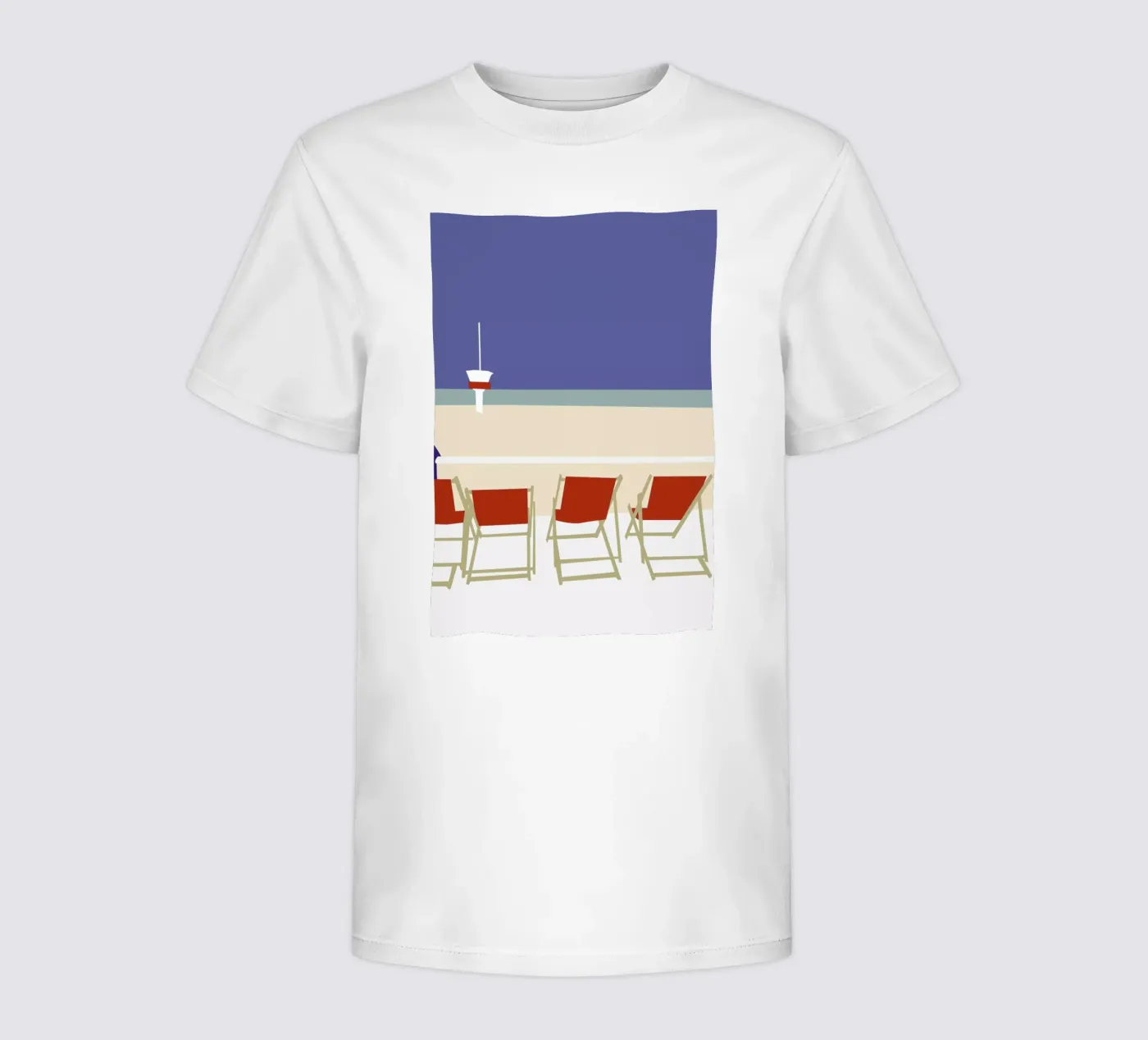 Seaside t-shirt bambini da Helena Ravenne