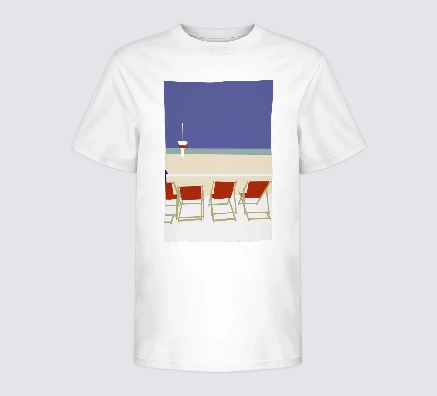 Seaside t-shirt bambini da Helena Ravenne