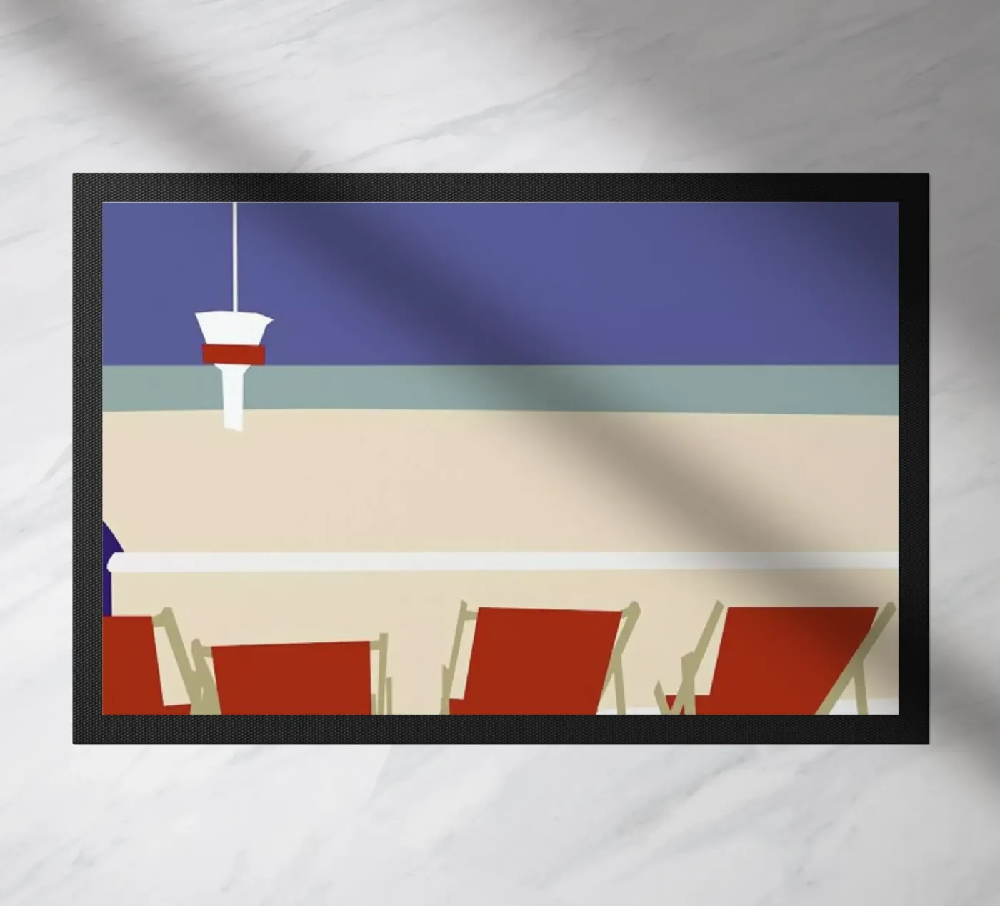 Seaside Fußmatte von Helena Ravenne