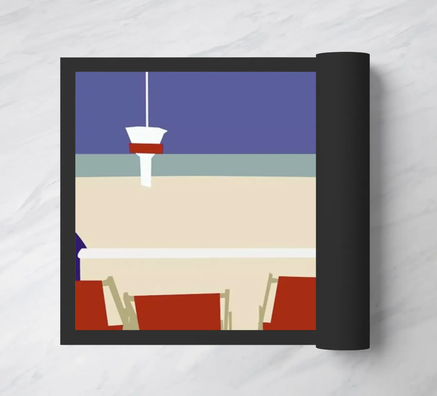 Seaside Fußmatte von Helena Ravenne
