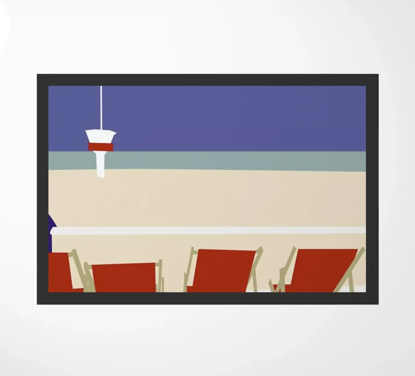 Seaside Fußmatte von Helena Ravenne