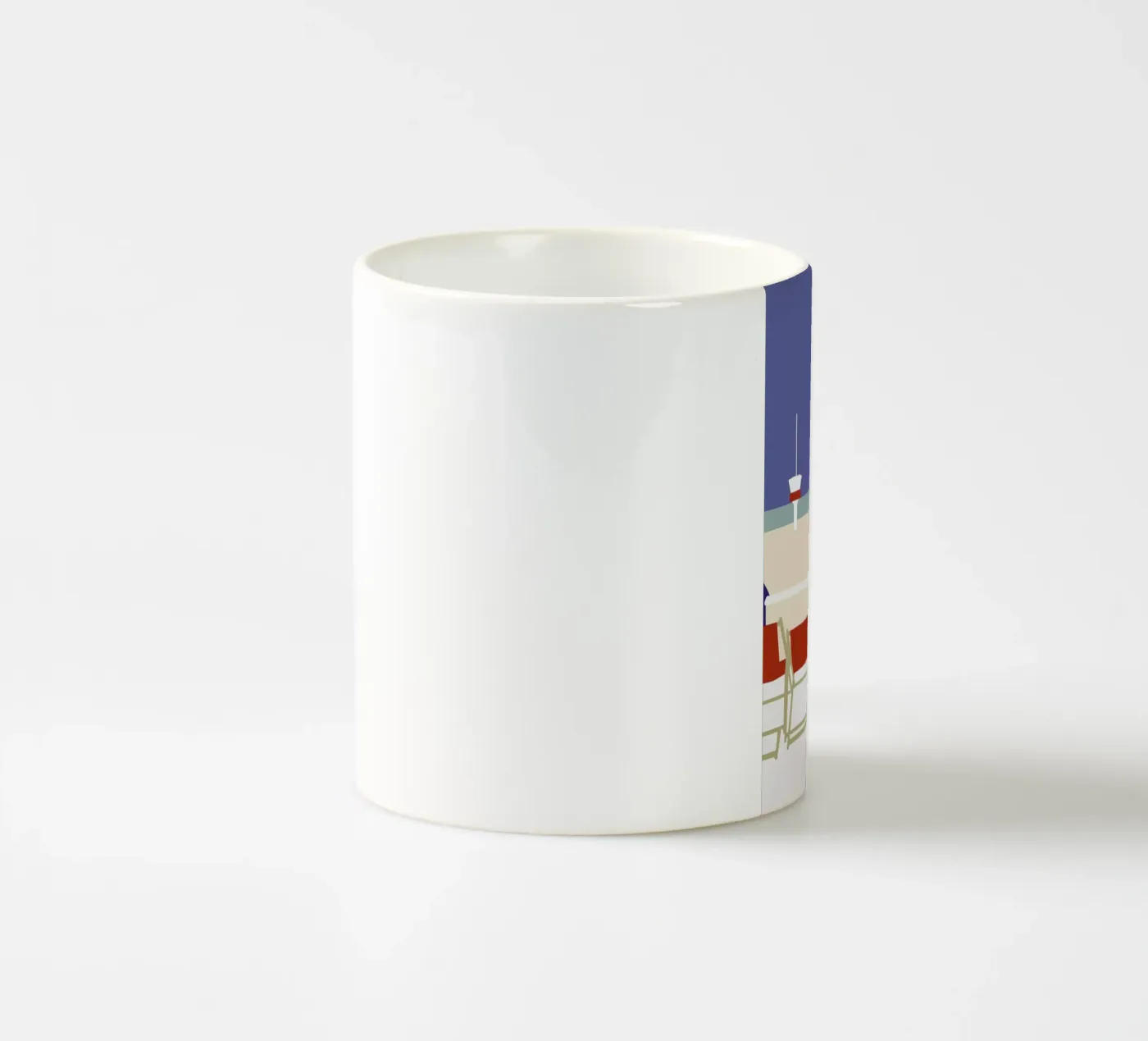 Seaside ceramic mug by Helena Ravenne