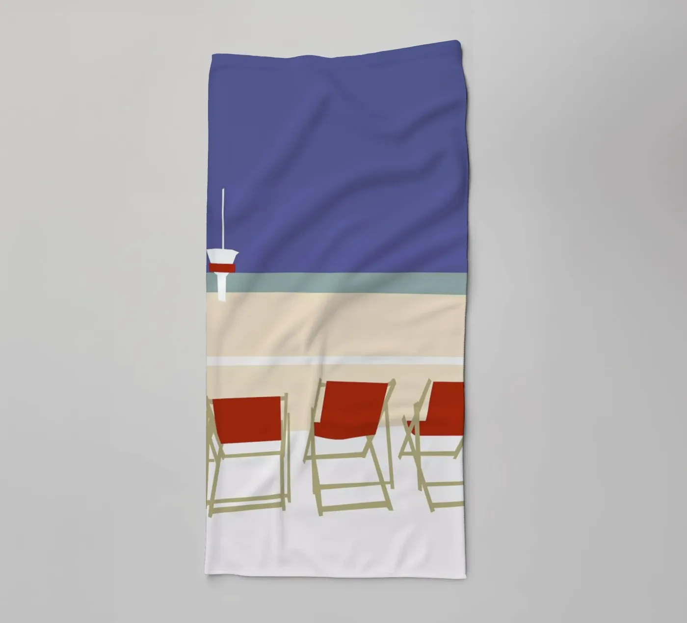 Seaside asciugamano da bagno da Helena Ravenne