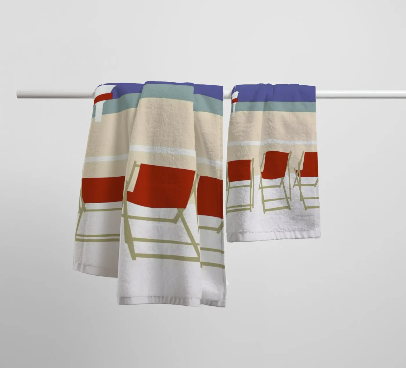 Seaside asciugamano da bagno da Helena Ravenne