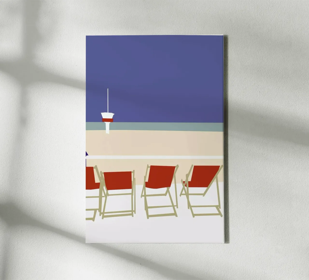 Seaside tela con Cornice a cassetta da Helena Ravenne