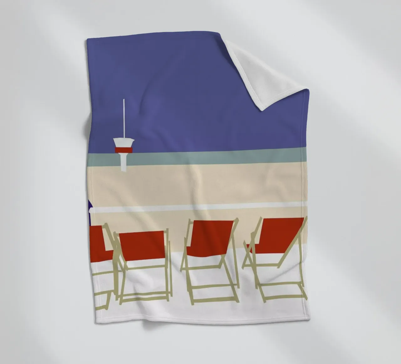 Seaside coperta in pile da Helena Ravenne