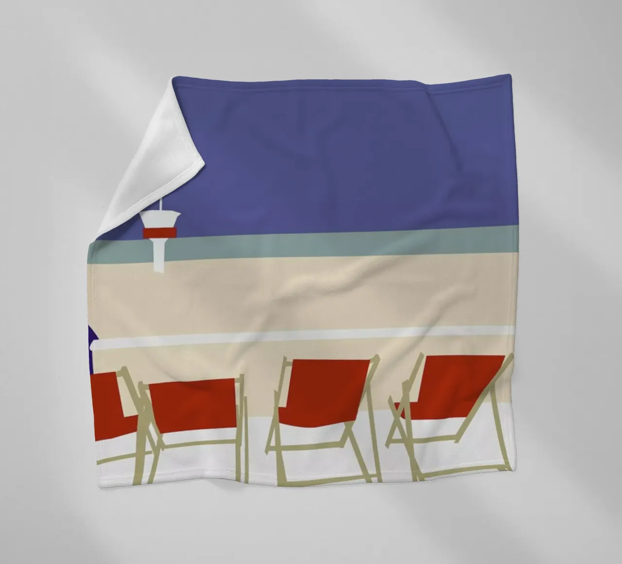 Seaside coperta in pile da Helena Ravenne